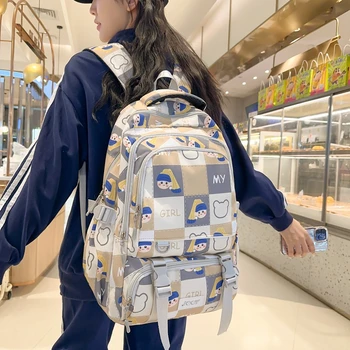 Вместительный женский рюкзак, женский милый рюкзак для отдыха и путешествий, Mochila для ноутбука, Mochila для подростка, сумка для книг, новая школьная сумка для колледжа, классная 0