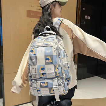 Вместительный женский рюкзак, женский милый рюкзак для отдыха и путешествий, Mochila для ноутбука, Mochila для подростка, сумка для книг, новая школьная сумка для колледжа, классная 1