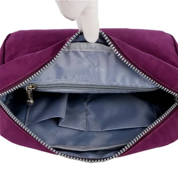 Водонепроницаемые нейлоновые женские сумки-мессенджеры в Корейском стиле, дизайнерские роскошные сумки через плечо, дорожные сумки, повседневные женские сумки через плечо 2
