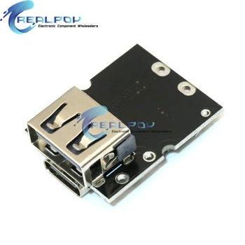 Высокоточный модуль зарядки-разряда 5 В 1A / 2A, встроенный модуль ввода-вывода Type-C / Micro USB, совместимый с усилением литиевой батареи 4,2 В 2