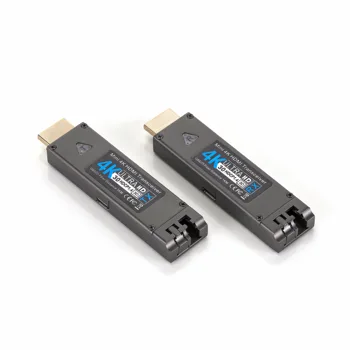 Горячая продажа USB Mini 4K при 30 Гц HDMI Удлинитель по оптоволокну 1 км 1