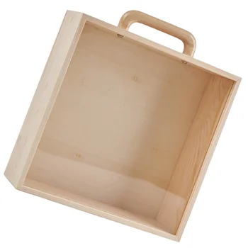 Деревянная Подарочная Коробка Контейнер для ювелирных Изделий Чехол для хранения Всякой Всячины Акриловый Органайзер для ювелирных изделий Туалетный Столик 0