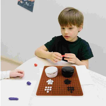Детские игрушки Настольная шахматная доска Go Бытовая профессиональная игра из ПВХ для детей Портативный комплект 
