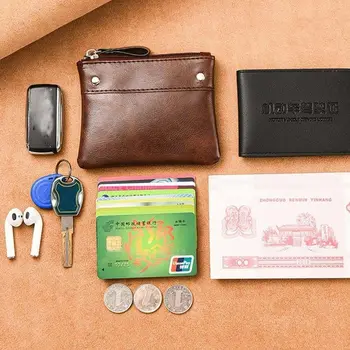 Дизайн, ретро-кармашек для денег, портмоне, однотонная сумка для карт, кошельки в корейском стиле, сумка для мелочей, женские кошельки, тонкий кошелек 2