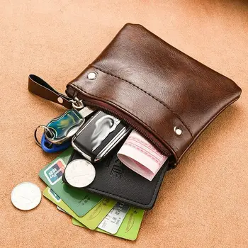 Дизайн, ретро-кармашек для денег, портмоне, однотонная сумка для карт, кошельки в корейском стиле, сумка для мелочей, женские кошельки, тонкий кошелек 3