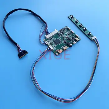 Для B133XTN01 B133XW04 B133XW07 ЖК-Матричная Плата контроллера HDMI-Mini 40Pin LVDS USB Micro Kit DIY 1366*768 13,3 
