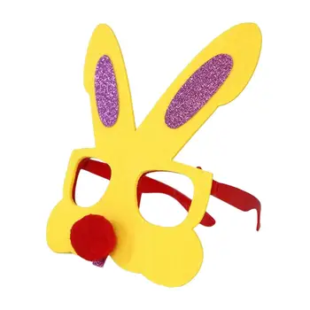 Забавные очки Пасхального кролика, аксессуары для костюмов, реквизит, подарки своими руками на Пасху 4