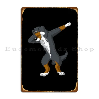 Забавный металлический плакат с изображением бернской горной собаки, домашний утюг, Забавная картина, Жестяная вывеска кинотеатра, плакат