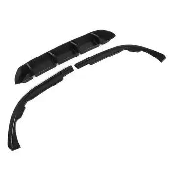 Задний спойлер глянцево-черный для Maxton Style, удлинитель диффузора заднего бампера с боковыми разветвителями, замена для B8 2015-2019 0