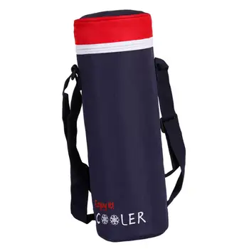 Изолированная сумка-переноска для бутылки с водой с регулируемым плечевым ремнем, сумка-холодильник, держатель для бутылки, чехол для пляжного похода, кемпинга 2