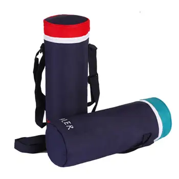 Изолированная сумка-переноска для бутылки с водой с регулируемым плечевым ремнем, сумка-холодильник, держатель для бутылки, чехол для пляжного похода, кемпинга 4