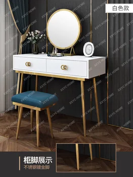 Комод для спальни Современный минималистичный Интернет-светильник для макияжа знаменитостей, роскошная небольшая мебель 1