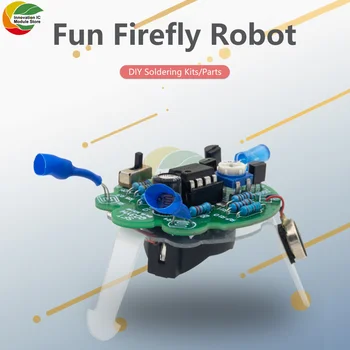 Комплект светочувствительного мобильного робота firefly DIY bulk tail дышащий легкий забавный электронный образовательный тренинг