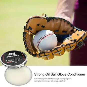 Кондиционер для бейсбольных перчаток, Быстродействующий восстанавливающий крем для спортивных варежек с мячом, Кожаное спортивное снаряжение для кэтчеров, варежки для бейсбола 2