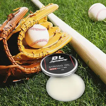 Кондиционер для бейсбольных перчаток, Быстродействующий восстанавливающий крем для спортивных варежек с мячом, Кожаное спортивное снаряжение для кэтчеров, варежки для бейсбола 4