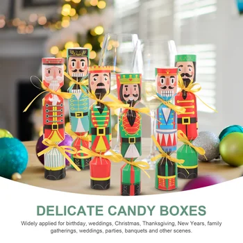 Коробки для конфет Рождественского фестиваля, Подарочная упаковка, Подарочная коробка Щелкунчик, Бумажные коробки 3