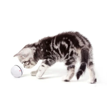 Креативные игрушки для кошек Интерактивный автоматический катящийся кошачий мяч для собак USB Умная светодиодная вспышка Игрушки для кошек Электронные игрушки для собак 1