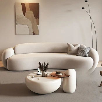 Круглые белые журнальные столики в стиле минимализм Для спальни, роскошный дизайн, журнальные столики с приставными столиками, настольные подставки для салона мебели для дома 2
