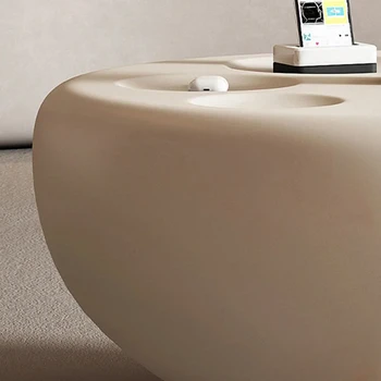 Круглые белые журнальные столики в стиле минимализм Для спальни, роскошный дизайн, журнальные столики с приставными столиками, настольные подставки для салона мебели для дома 3