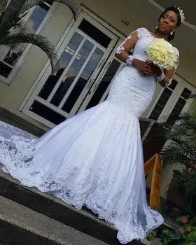 Кружевные свадебные платья 