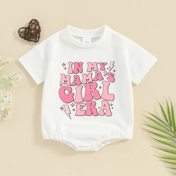 Летний комбинезон для новорожденных мальчиков и девочек Mama s Bestie Bubble, негабаритная Рубашка с коротким рукавом, Боди 3