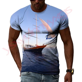 Летняя быстросохнущая мужская футболка с 3D-принтом в стиле хип-хоп, модная одежда с коротким рукавом на шее. 3