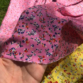 Летняя шифоновая крепдешиновая полиэфирная ткань с принтом ткань фабричного производства на заказ модная ткань для пошива рубашек для платья 3