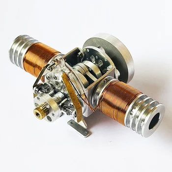 Модель Двухцилиндрового Двигателя Mini V2 Сильный Магнитный Поршневой Двигатель Cam Motor RC Магнитная Игрушка Для Обучения Физике DIY