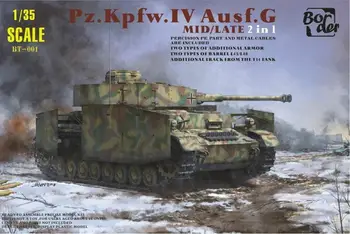 Модель танка Border BT001 1/35 Panzer IV Ausf.G Mid / Late 2в1 # BT001 Новинка 2019 года 0