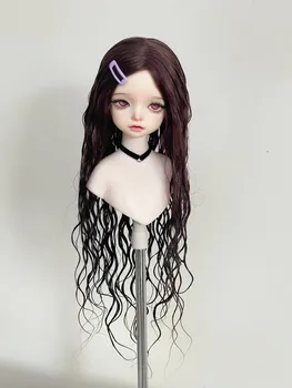 Модные вьющиеся волосы куклы MSD MDD, 1/4 1/6 BJD мохеровый парик, бесплатная доставка 0
