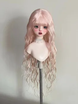 Модные вьющиеся волосы куклы MSD MDD, 1/4 1/6 BJD мохеровый парик, бесплатная доставка 5