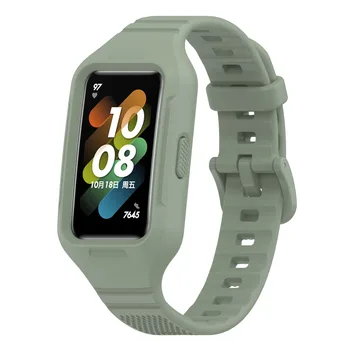 Модный спортивный ремешок для Huawei Band 8/7/6, универсальные цельные смарт-часы, сменный ремешок для часов, браслет, аксессуары для браслетов 4
