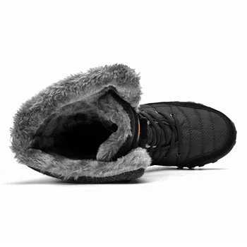 Мужские зимние ботинки с высокой трубкой 2023, новинка зимы, плюшевые и утолщенные зимние ботинки r большого размера, северо-восточные зимние ботинки с длинной трубкой 1