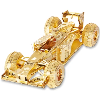 Наборы для сборки моделей Piececool Racing Car 3D Metal Puzzle Assembly Model Kits Креативная игрушка
