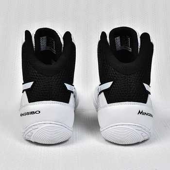 Новая профессиональная обувь для борьбы, мужские противоскользящие боксерские кроссовки, женские ботинки для борьбы с боксом, Дышащая боксерская обувь 3