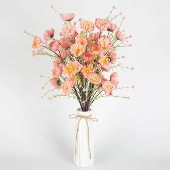 Новое поступление, 5 шт., букет из искусственных цветов Азалии, искусственные цветы из пены для дома, кухни, свадебного стола, Центральные элементы декора 1