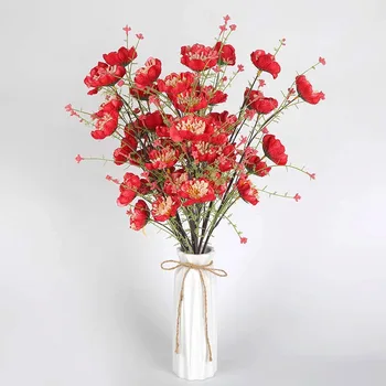 Новое поступление, 5 шт., букет из искусственных цветов Азалии, искусственные цветы из пены для дома, кухни, свадебного стола, Центральные элементы декора 2
