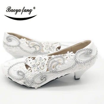 Новые белые женские свадебные туфли на шнуровке, модные женские вечерние модельные туфли для женщин, туфли-лодочки на высоком каблуке, бесплатная доставка 1