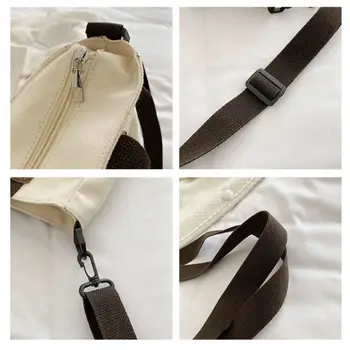 Новый дизайн с буквами, женская холщовая сумка, кошельки, сумки, сумки через плечо, сумка-тоут 3