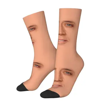 Носки-мемы с милым принтом Николаса Кейджа для женщин и мужчин, эластичные летние, осенне-зимние, забавные носки для экипажа