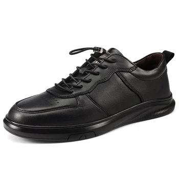 Обувь для мужчин 2023, осенние мужские кроссовки с низким берцем, простые и универсальные белые кроссовки, легкая и удобная мужская обувь на плоской подошве 5