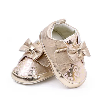 Обувь для новорожденных девочек с блестящим бантом, Милая обувь для малышей, Дышащая обувь принцессы на мягкой подошве, Zapatos Para Bebe для девочек 3