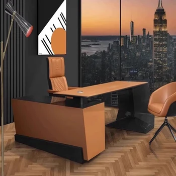 Органайзер для рабочего стола для конференций, L-образный Туалетный столик Для Приемной, Офисный Стол, Угловой Офисный Стол Для руководителей, Офисная Мебель 0