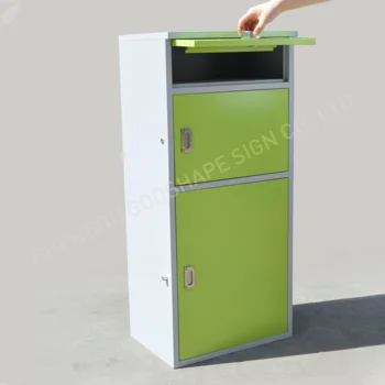 Открытый почтовый ящик на свободной подставке из нержавеющей стали, почтовый ящик для хранения посылок, почтовый ящик briefkasten 2