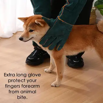 Перчатки для домашних животных, защитные перчатки от укусов, перчатки для работы в саду с кошками, собаками, перчатки для дрессировки домашних животных 2