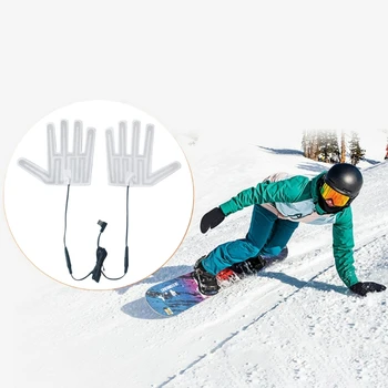 Перчатки с подогревом, лыжные перчатки, грелка, перчатки с электрическим подогревом, зимняя грелка 2