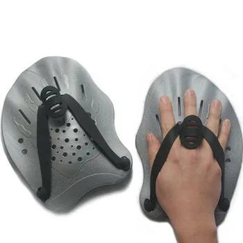 Плавательные весла Тренировочные Перчатки с регулируемой перепонкой для рук Ласты-накладки Для мужчин Женщин Детей
