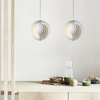 Подвесной светильник RONIN, Современные креативные белые светодиодные лампы, Светильники для домашней декоративной столовой 1