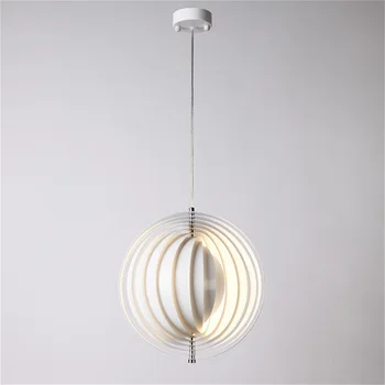 Подвесной светильник RONIN, Современные креативные белые светодиодные лампы, Светильники для домашней декоративной столовой 2