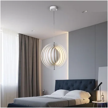 Подвесной светильник RONIN, Современные креативные белые светодиодные лампы, Светильники для домашней декоративной столовой 3